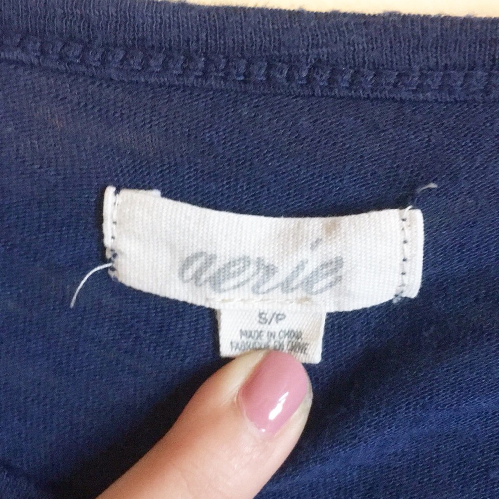 SALE ✨ Royal Blue Sequin Sleeve Aerie Top - Picture 3 of 4